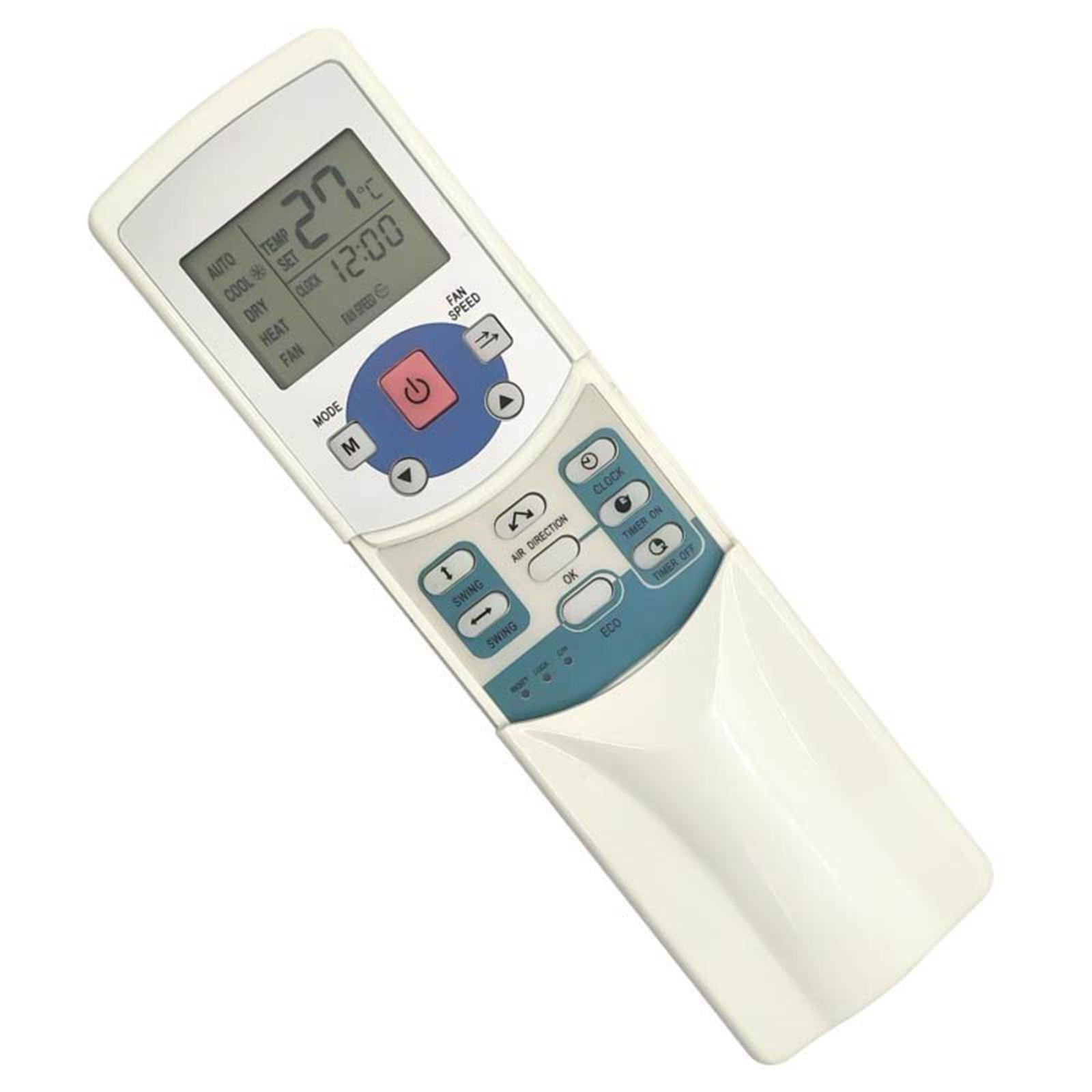 

Convenient Replacement Remote Control Plastic Texture for Restoring Functionality to Your Air Conditioning System