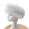 Women Fluffy Ski Head Bands Faux Fox Fur Hat Head Bands Ear Warm No Top Hat Winter Soft