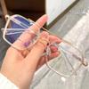 Metal punk Computer Glasses Frame Women Men Anti Blue Light square Eyewear Blocking Glasses Optical Spectacle Eyeglass