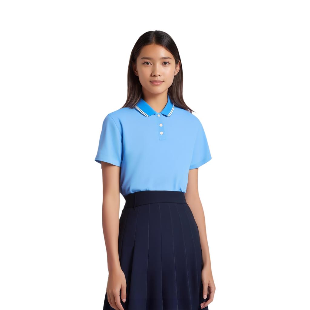Nike Dri-Fit Victory Koszulka Polo Golfowa Damska Góra Niebieska BV0218-412