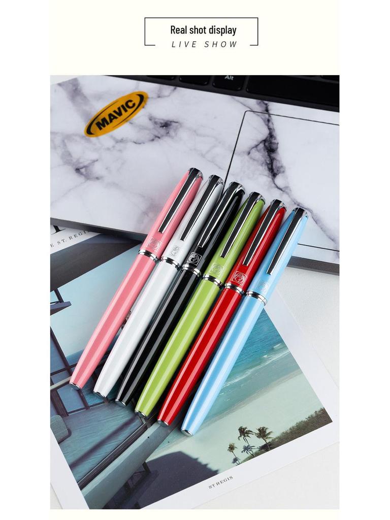 Picasso 916 Rollerball Pen: Men's Business Office Metal Ballpoint with Engraving Gift Box.