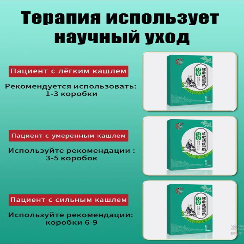 Chinese Herbal Patches for Cough and Sore/Itchy Throat