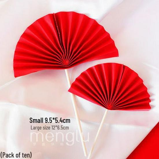 Plum Blossom Branch Longevity God & Goddess Cake Toppers for Birthday Celebration