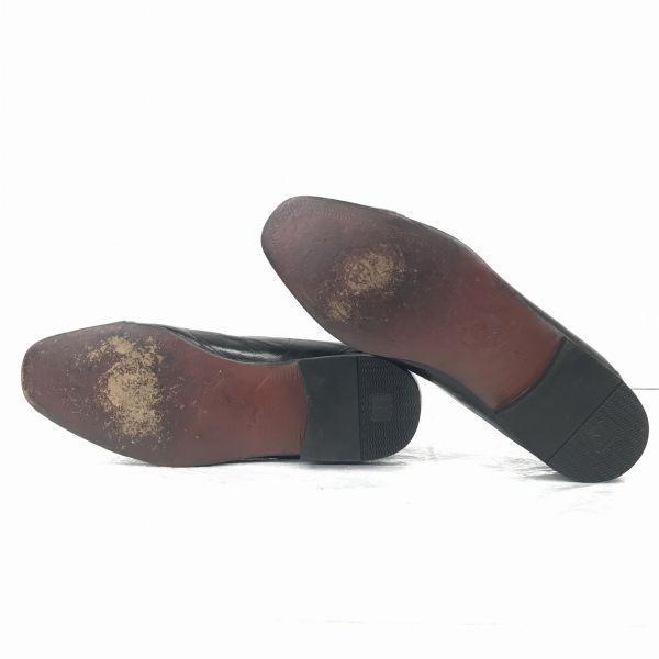 Lilley & Skinner England leather straight tip 27.5 black dress business shoes(USED)