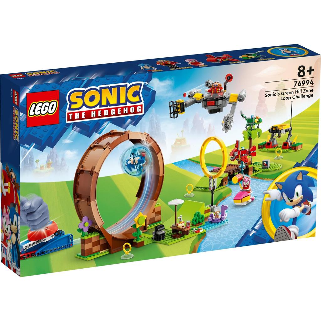 LEGO Sonic the Hedgehog Green Hill Zone Loop Challenge 76994 Toy Blocks Gift Video Game Adventure Boys Girls Ages 8 and Up