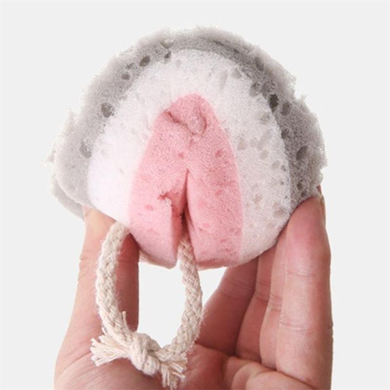 1-5PCS Soft Shower Sponge Ball Gentle Body Exfoliator Massage Cleansing Brush Scrubber Skin Care Tool For Bathroom Daily Use