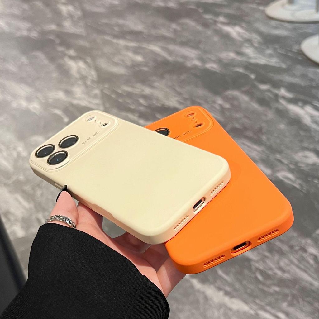 Silicone Soft Case for iPhone 17 Pro Max: Drop-proof, Skin-like Texture, Large Window