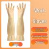Womens Durable Waterproof Latex Work Gloves - Thick, Wear-Resistant for Kitchen & Household Tasks