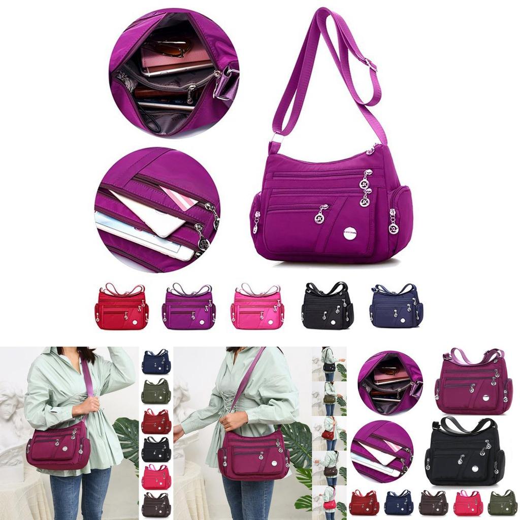 Elegant And Stylish Women Waterproof Tote Messenger Bag With Adjustable Shoulder Strap