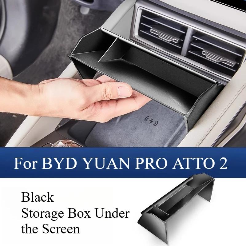 For BYD YUAN PRO ATTO 2 2025 Under Central Control Screen Storage Box Multi-functional Storage Interior Modification Supplies