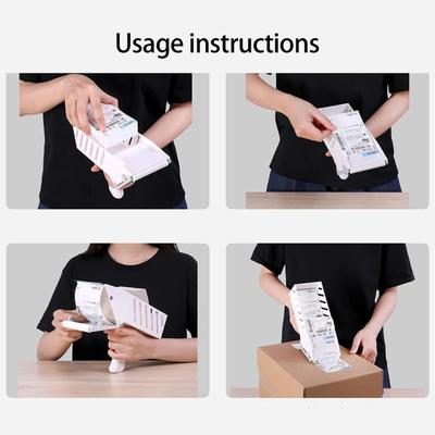 Efficient Handheld Label Applicator with 400 Label Capacity Magnetic Roller for Quick Changes Ergonomic Grip