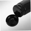 POPETPOP Cosmetic Hose Travel Size Toiletry Travel Refillable for Empty Toothpaste Toothpaste Container PP Black Container, Bottle, Tubes, Small,