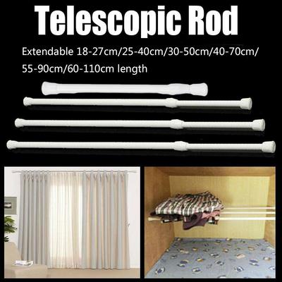 Spring Load Household Hanging Rods Extendable Sticks Curtain Telescopic Pole Bathroom Product