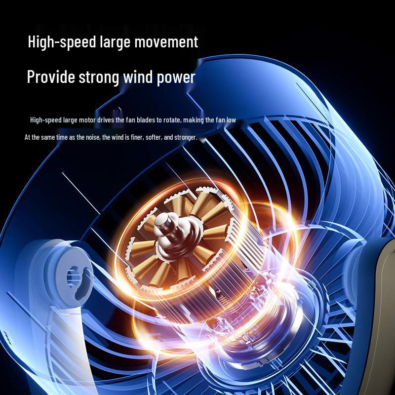 Silent Dual-Use USB Charging Fan for Efficient Air Circulation