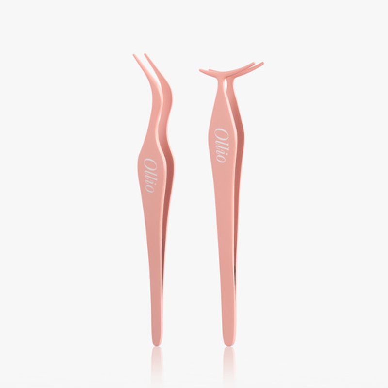 Ollio Eyelash Tweezers (Choose 1 of 2) U-shaped tweezers