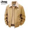 JEEP SPIRIT Men's Cotton Baseball Collar Jacket