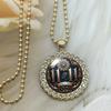 Unisex Round Festival Necklace - European & American Fashion