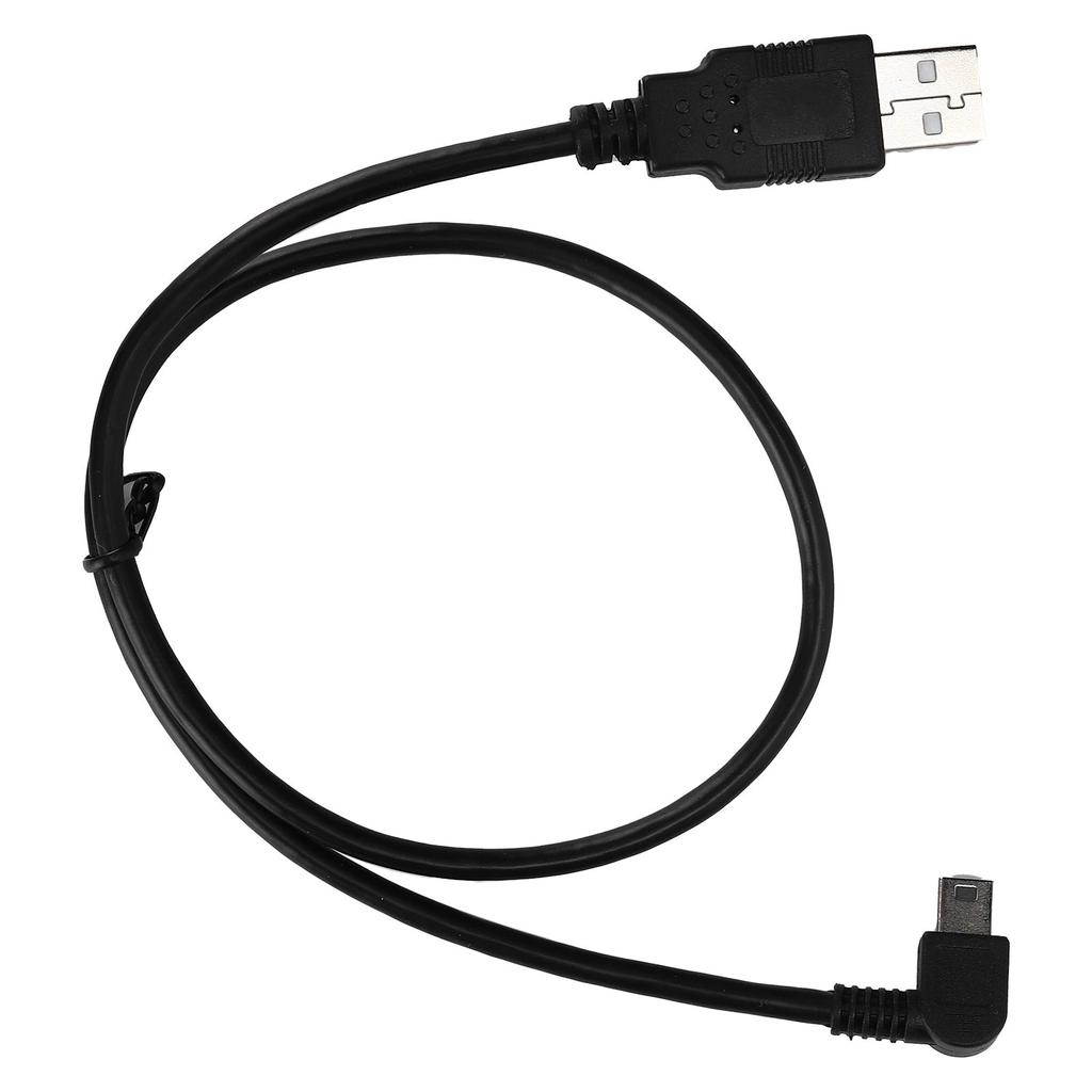 USBA To Mini USBB Cable Male To Male Elbow Left Angle Power Supply Charge Cord for PC