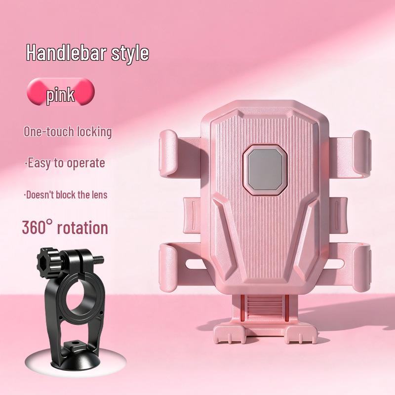 Electric Vehicle & Bike Phone Holder for Navigation - Compatible with Meituan Delivery Bikes, Bicycles, Electric Scooters & More.