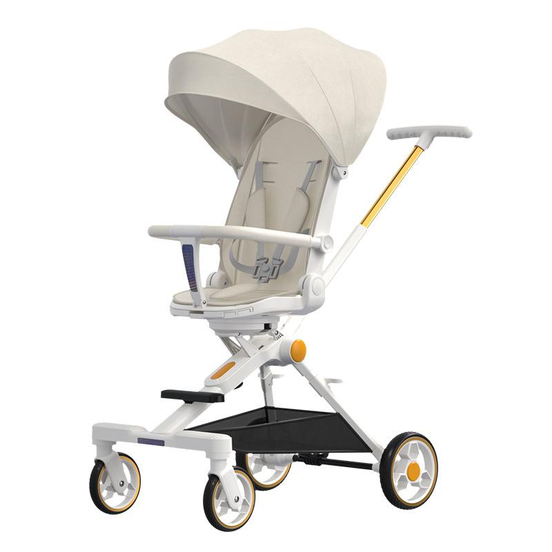 Baby Trolley3To6Portable Foldable-Year-Old Baby Can Sit and Lie Baby Walking Car Height