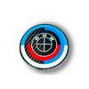Λογότυπο - BMW - Έκδοση 50ής Επετείου - 82MM - Μαύρο - Αυτοκίνητο