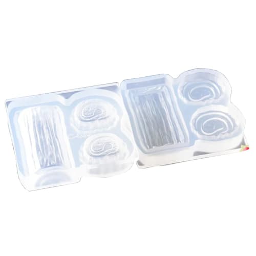 

Kamejima Shoten Soft Mold for Buche de Noel and Roll Cakes, 3D Hobby Tool C-833