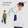 ROMON Boys' Simple Style Long Sleeve Cotton T-Shirt