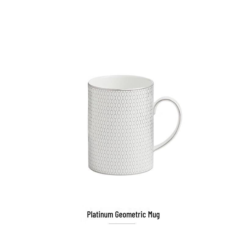 Wedgwood Platinum Geometric Mug