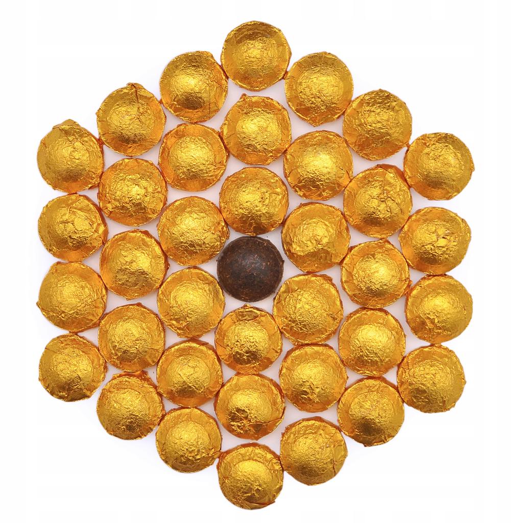 Herbata Czerwona PU ERH TUOCHA GOLD MINI - 50g liściasta prasowana