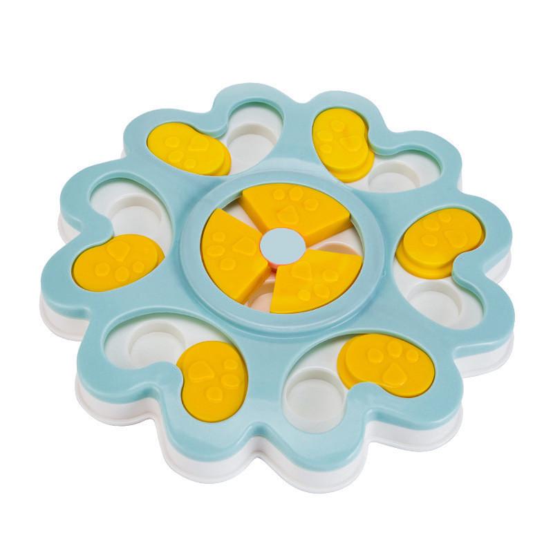 

Puppy Dispenser Dog Toys Dog Food Puzzle Toys Bowl Puppy Feeder синий