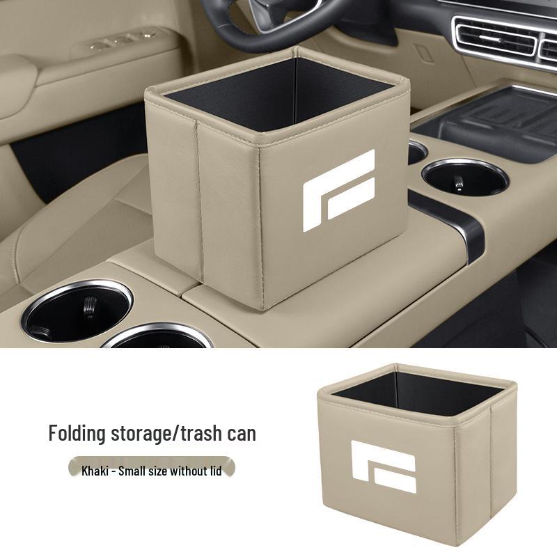 Jishi 01 Car Storage Box - Multi-functional Foldable Organizer & Trash Can