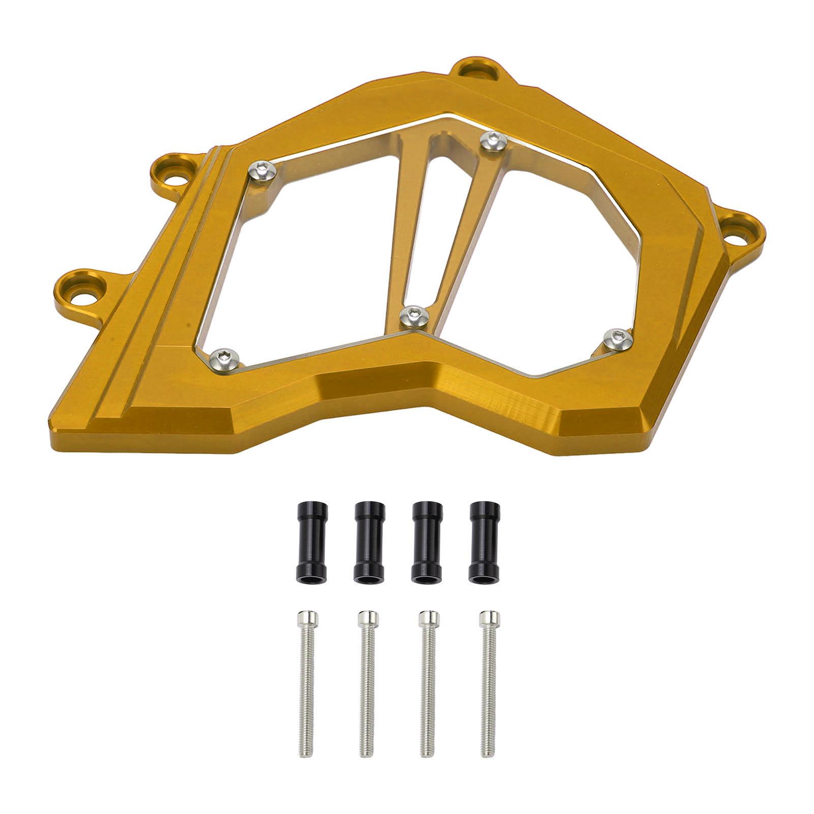 

Motorcycle Front Sprocket Cover Chain Guard Protector Aluminum Alloy Replacement for ZX10R 2011‑2017 Gold