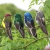 Outdoor Decor Simulation Feather Bird Garden Forest Flower Decoration Bird Foam Feather Products FakeBird Garden Decoration