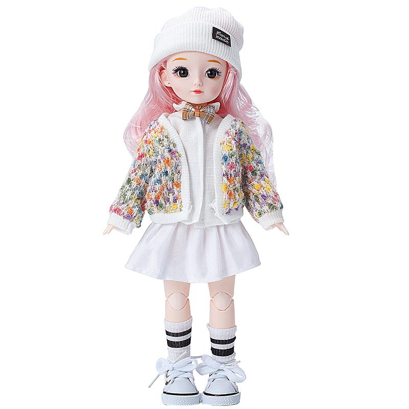 Moda Kazak Seti 1/6 Bjd Bebek Yedek Giysileri Kız veya Erkek Bebek Etek Aksesuarları 30cm Bebek Çocuk Kız Oyuncak Hediye