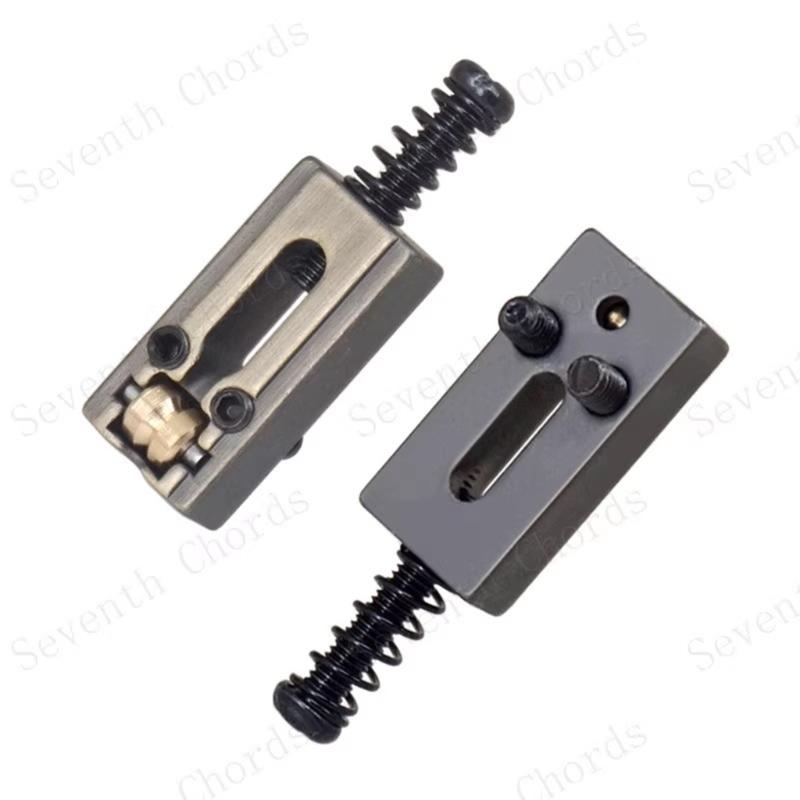 Stable Electric Guitar Bridge Roller Saddles Suitable for Tremolo Compatibility in Various Color Ensuring Easy Setup