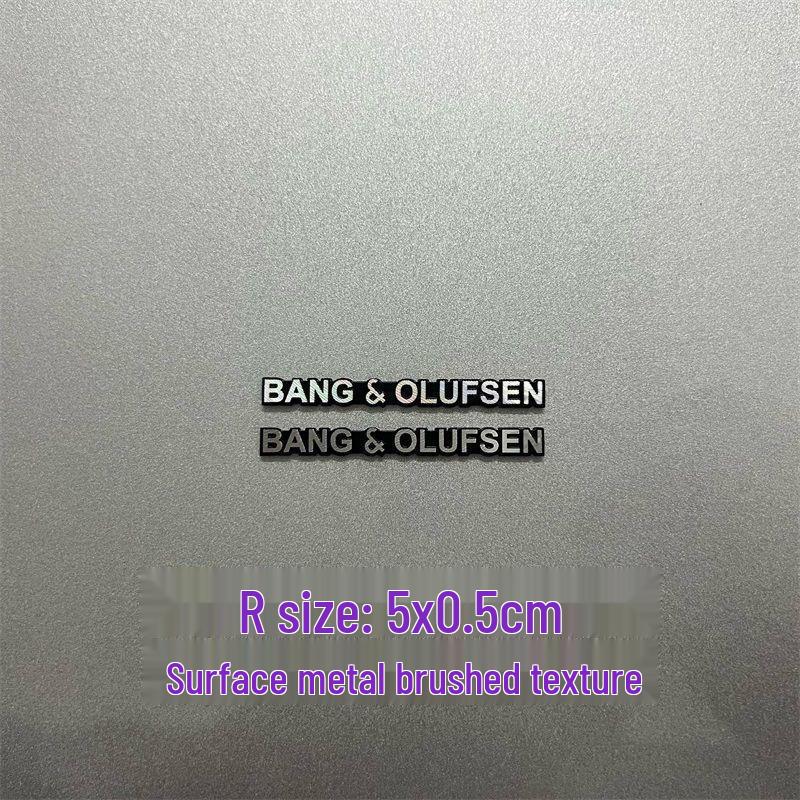 Dekorative Metallaufkleber für Auto-Audio-Lautsprecher von Bose, Harman Kardon, JBL.