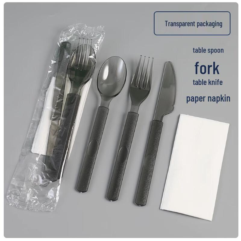 ShengbiLai Disposable Western Cutlery Set (100 Sets)