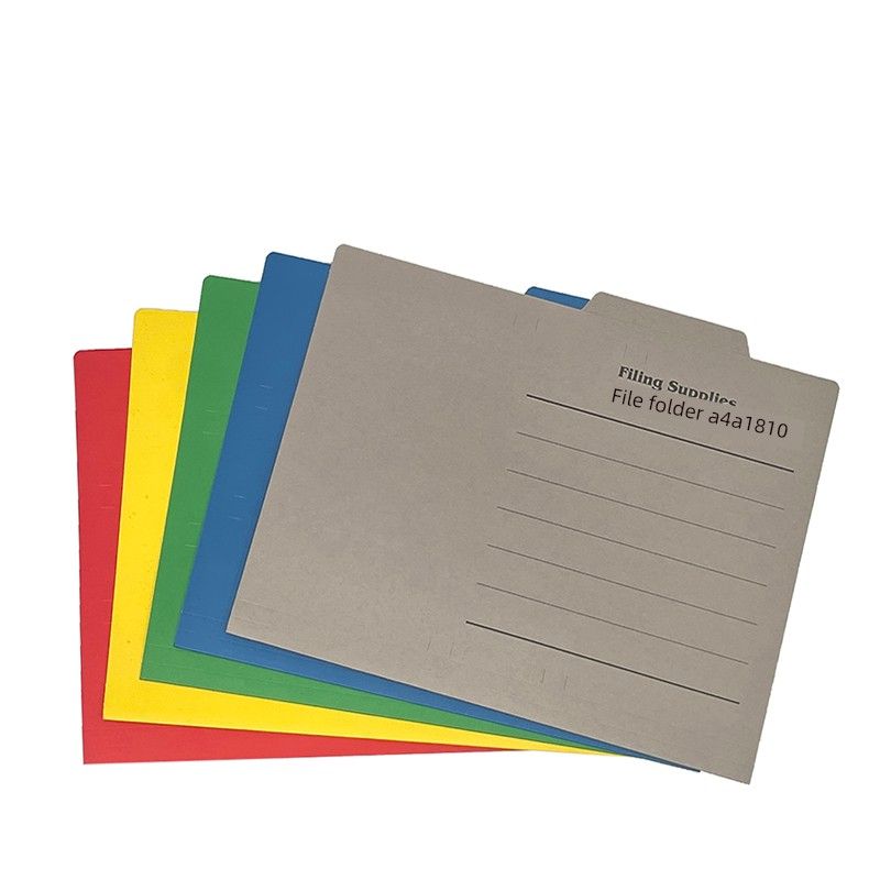 Thickened A4 Color Paper File Category Folder 98213 Index Folder Stationery Folder Storage Single Piece