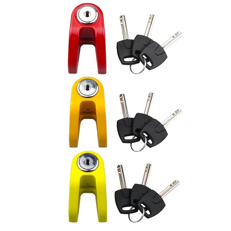 Anti-Theft Safety Security Lock Motorcycle Bicycle Lock Steel Mountain Road MTB Bike Cycling Rotor Disc Brake Wheel Lock