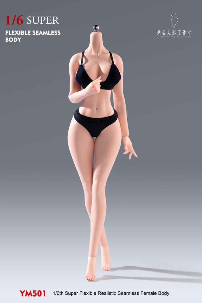 Toys Hobbies Scale Action Figure YIMEI YM501 Super Large Bust Platinum Silicone Beautiful Female Seamless Body with Physiological Parts Clothes and