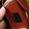 Waist-Hanging Golf Waist Holder Bag PU Leather Golf Ball Container  Golf Accessories