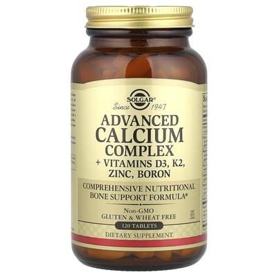 Advanced Calcium Complex + Vitamin D3, K2, Zink, Bor, 120 Tabletten