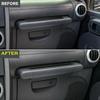 YOCTM GrabTray Interior Storage Box Compatible With Jeep Wrangler JK 07-10 Passenger Storage Tray Fits 2007 2008 2009 2010 JKU Sports Sahara Freedom