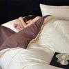 100% Cotton 60S Brushed Duvet Set Modern Nordic Style Ins Bedroom Bedding