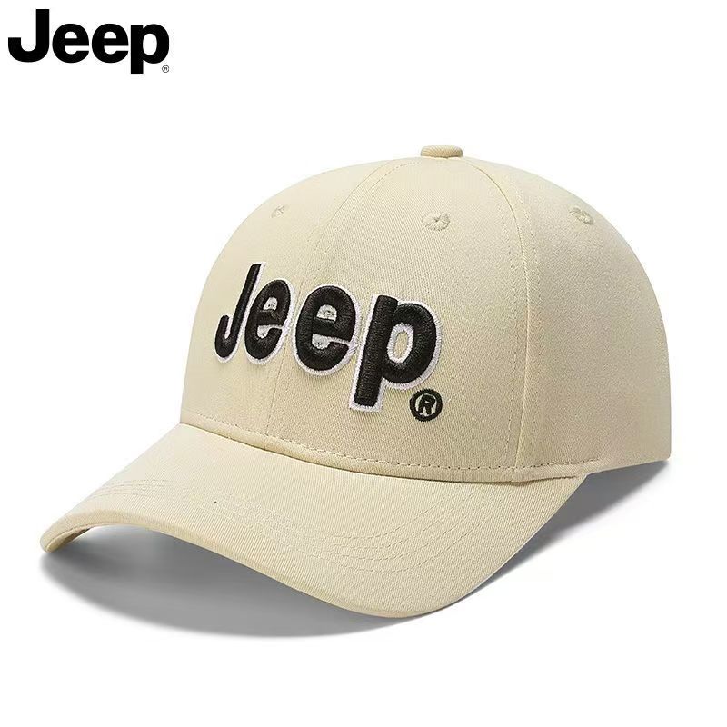 Jeep 2026 High-quality Pure Cotton Caps, Windproof Baseball Caps, Brand Embroidered Men's and Women's Baseball Caps, Children's