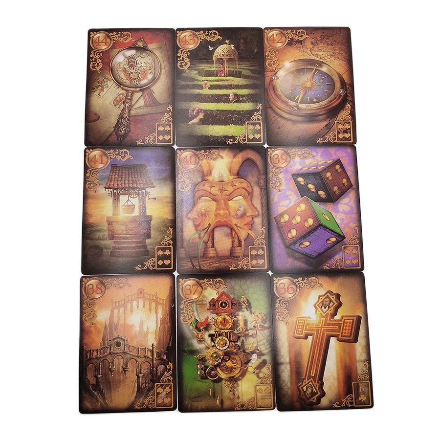 Professional Fishing Reverie Lenormand Tarot Deck 47 Cards Set Fate Divination Tarot Card Game Full English Version Board Games With Online Guidebook