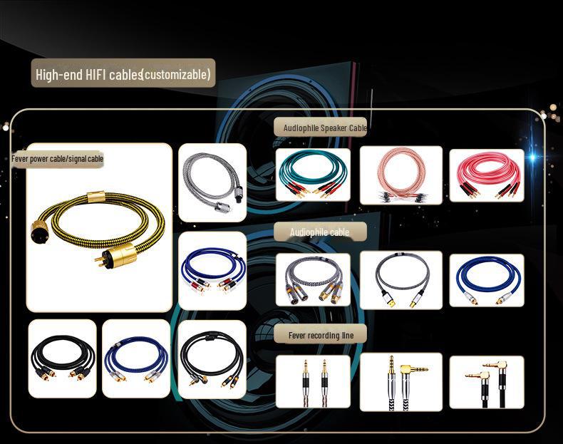 Yangyang Audiophile 3.5mm To Dual RCA Audio Amplifier Cable