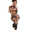European and American style erotic underwear suspender sexy fishing net one-piece split mesh sexy flirting seduction