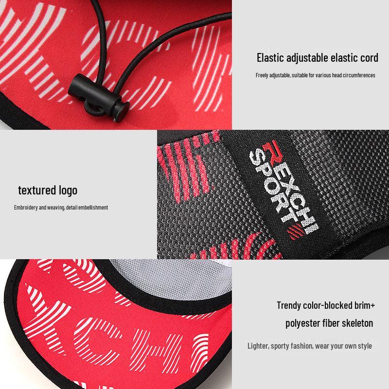 Summer Sports Visor: Lightweight, Breathable, Quick-Dry Sun Protection for Running, Training, Tennis, and Marathons