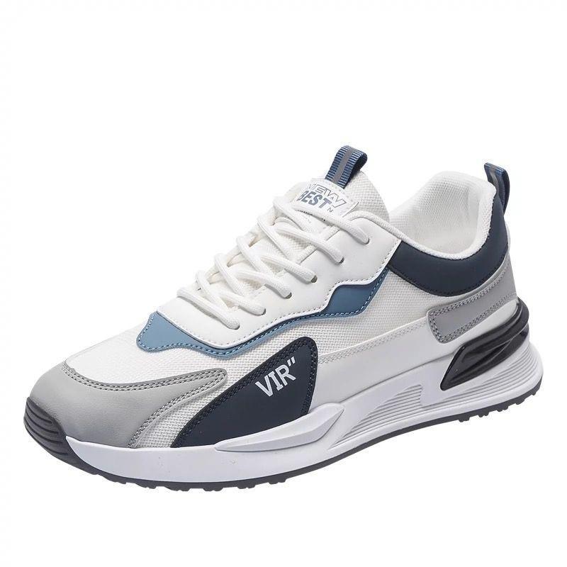 Herrenschuhe, Sportschuhe, leichte und atmungsaktive und bequeme Laufschuhe, Herren Sommer atmungsaktives Training, dicksohlige Outdoor-Sportschuhe, Herren